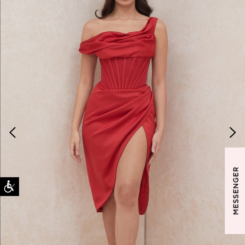 HouseofCB Asymmetric Dress